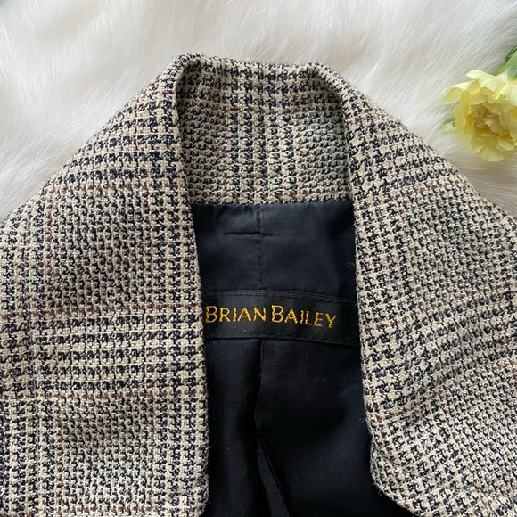 Brian Bailey Plaid Wool Blazer - Picture 2 of 10